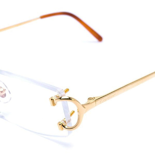 Cartier C-Décor Glasses - Gold toned